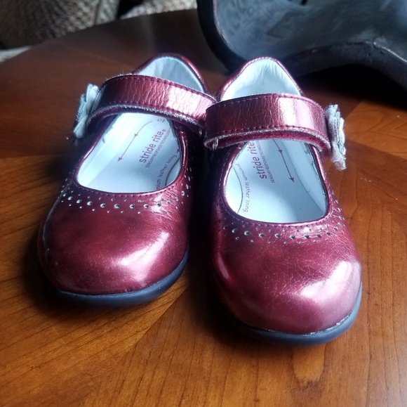 stride rite red mary janes
